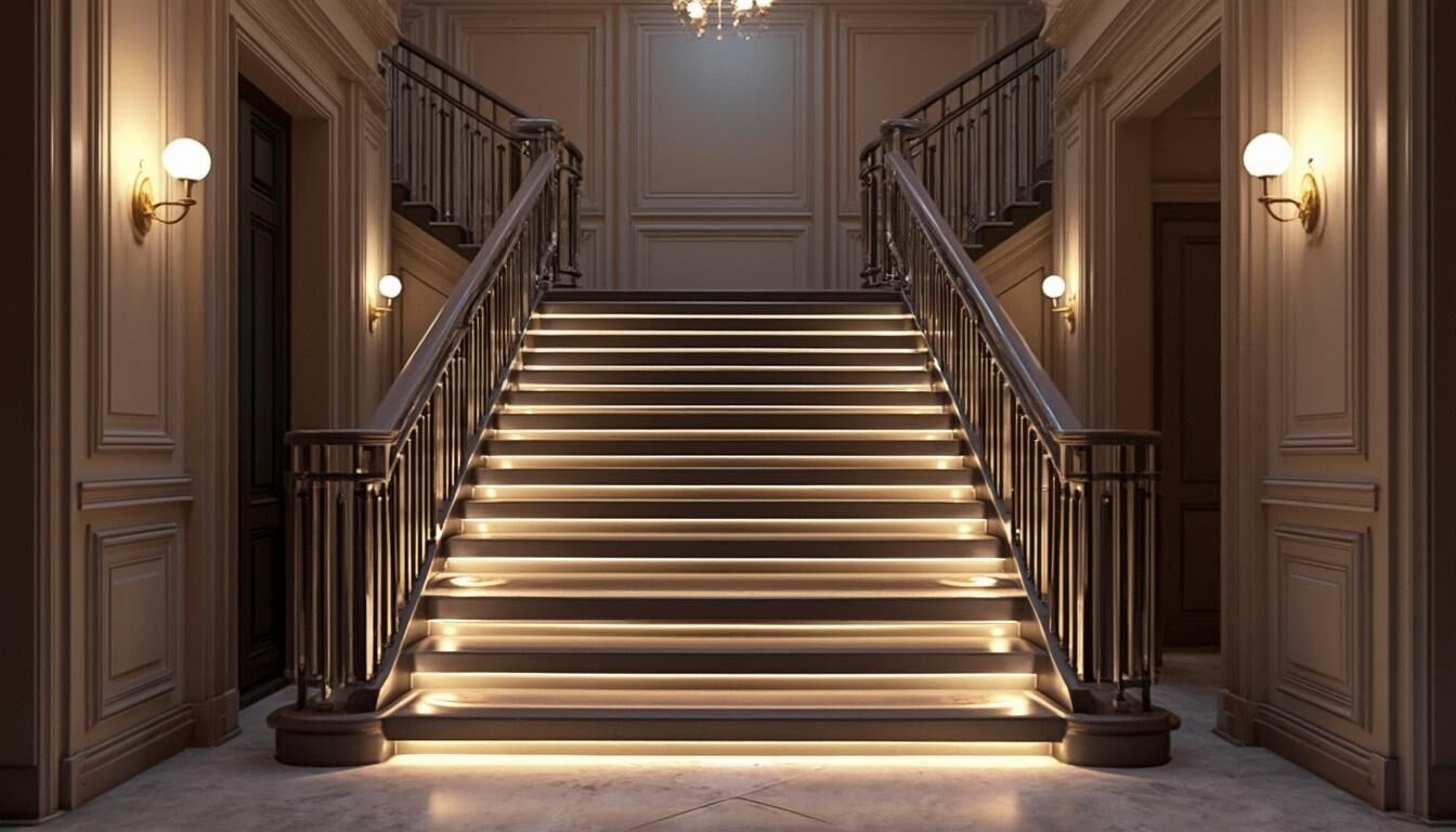 Découvrez nos astuces pour concevoir un éclairage d'escalier à la fois esthétique et sécurisé. Apprenez comment choisir les meilleures solutions lumineuses pour éviter les accidents tout en créant une ambiance chaleureuse. Transformez votre escalier en un espace sûr et accueillant avec nos conseils pratiques.
