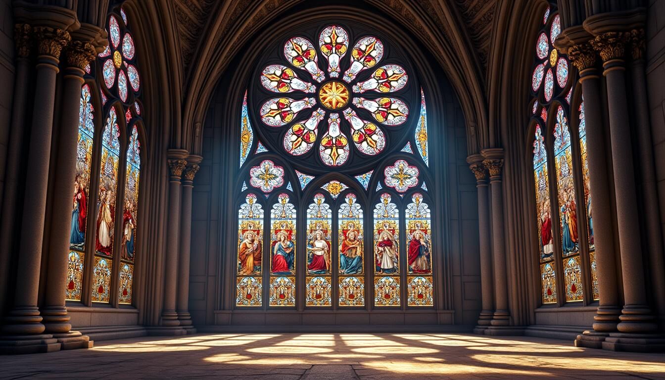 Découvrez l'architecture gothique : ses origines au Moyen Âge, ses caractéristiques distinctives comme les voûtes en ogive et les vitraux colorés, ainsi que son impact sur l'histoire de l'art et de l'architecture en Europe.