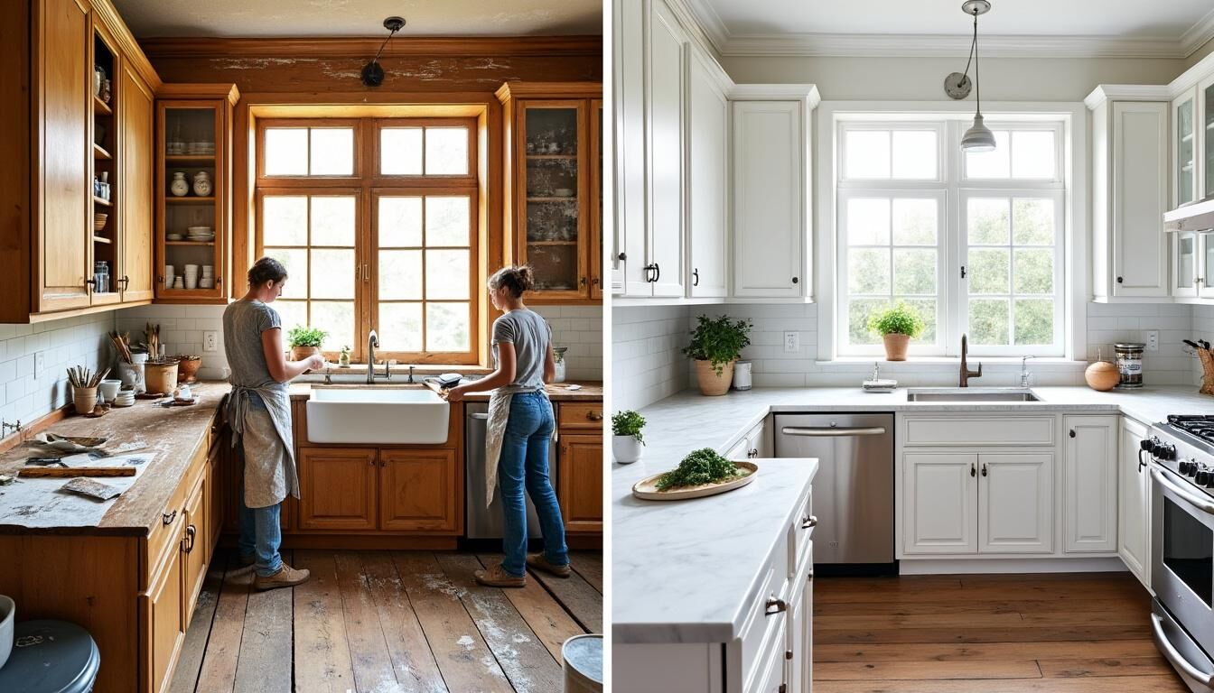 Découvrez 5 astuces pratiques pour rénover votre cuisine en bois avec style, alliant modernité et charme naturel pour un espace chaleureux et élégant.