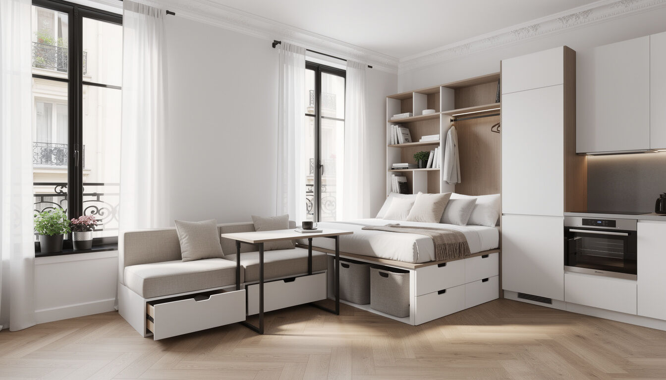 Découvrez nos conseils pratiques pour rénover votre studio et trouvez l'inspiration déco idéale pour optimiser votre espace avec style et fonctionnalité.